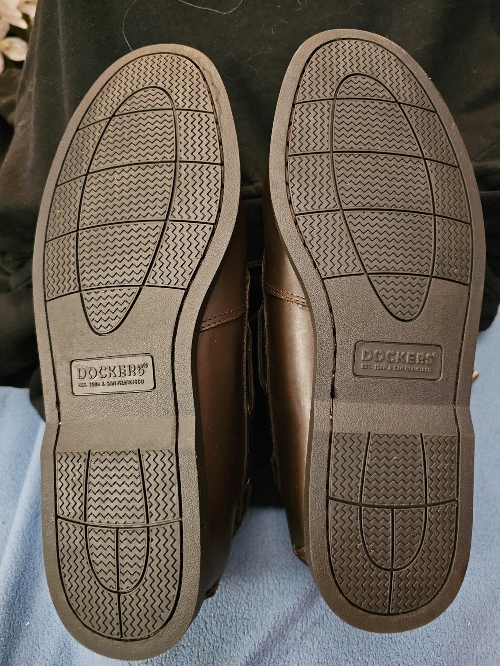 Dockers Vargas Dark Brown Leather Men’s Boat Shoes - Picture 2 of 8